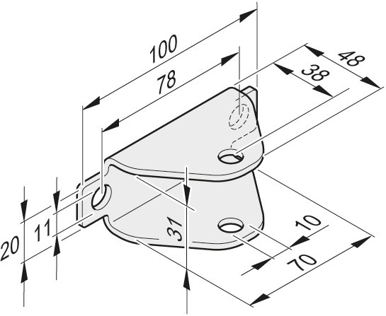 Torpfostenbeschlag