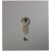 Schlüsseltaster im Metallgehäuse, 1-Kontakt mit Zylinder (Unterputz), 3 Schlüssel
