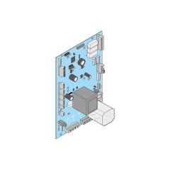 Hauptplatine für GIGAcontrol A R1 | DE, EN, NL, IT, FR, ES, PT
