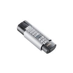 12-Befehl-Handsender Telecody+  | Schwarz/Silber