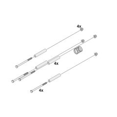 Distanzhülse Motor twist XL