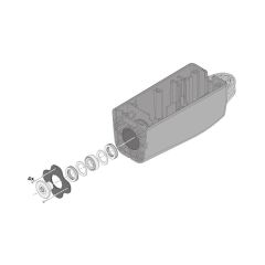 Gehäuse Unterteil vormontiert twist 350 / twist 350 rapido