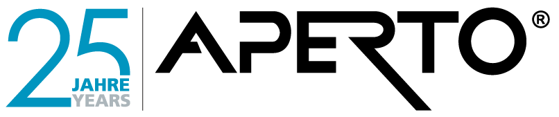 Jubiläumslogo Aperto Logo Jubiläum 25 Jahre